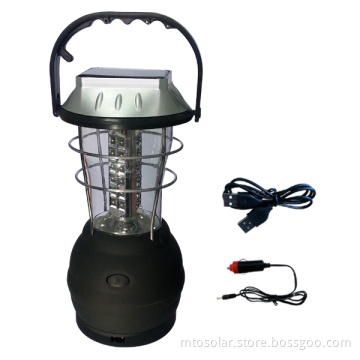 Hand Crank Solar Lantern with mobile charging